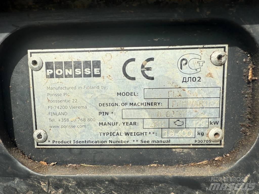 Ponsse ELK 8W Lesné traktory