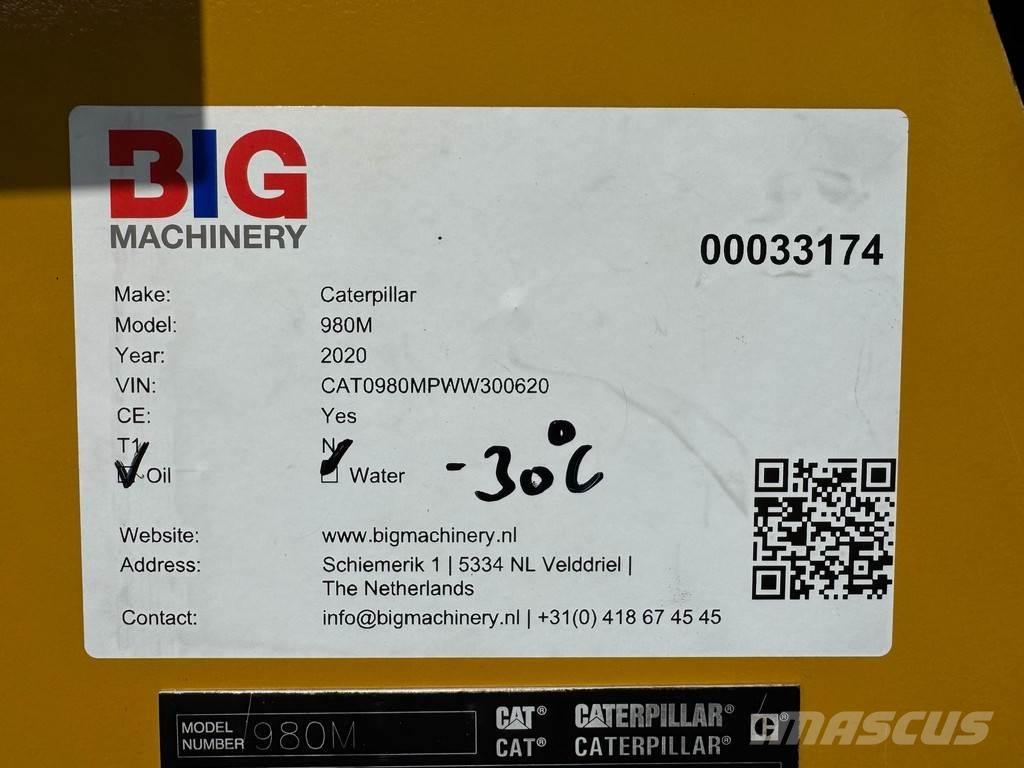 CAT 980M Kolesové nakladače