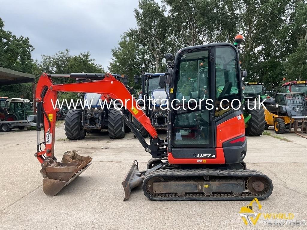 Kubota U 27-4 Mini rýpadlá < 7t