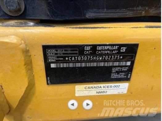 CAT 307.5 Pásové rýpadlá