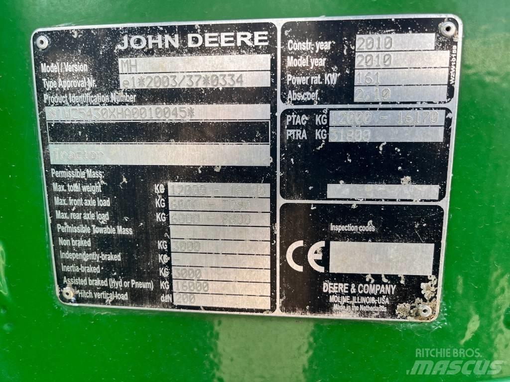 John Deere 5430 I Samohybné postrekovače