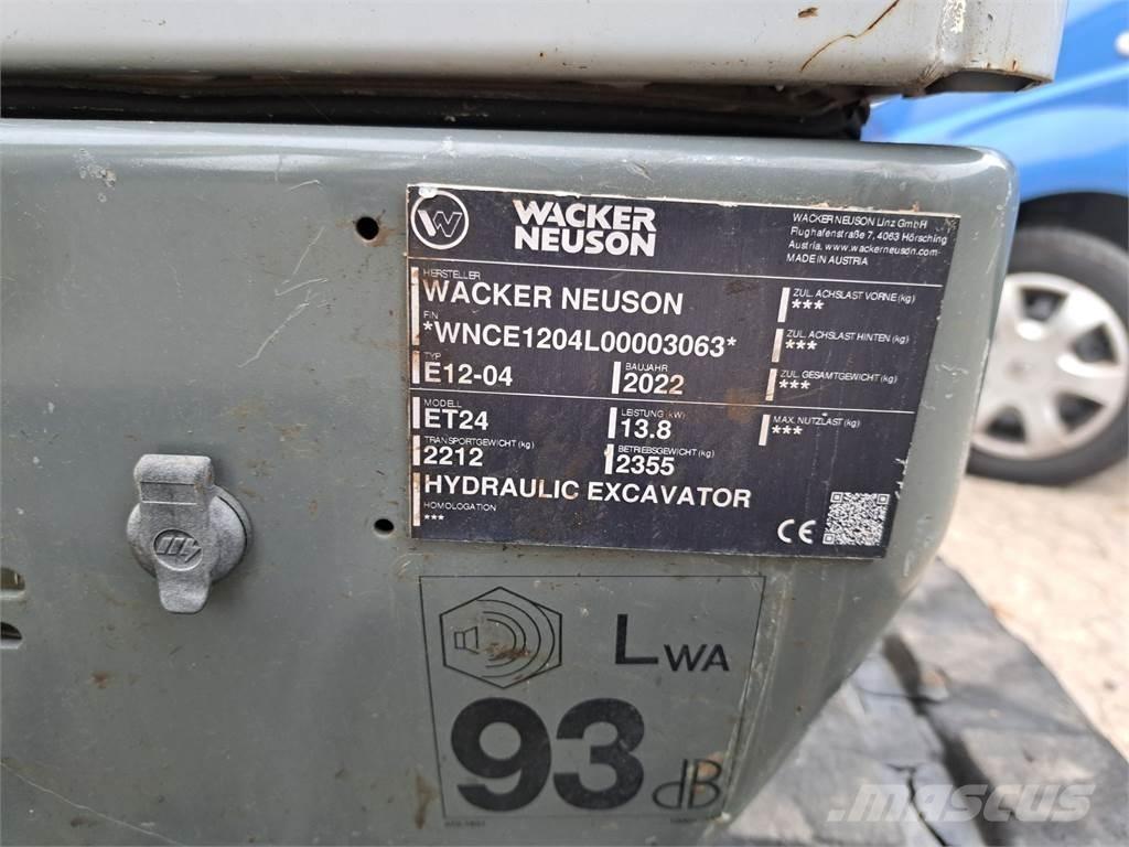Wacker Neuson ET24 Pásové rýpadlá