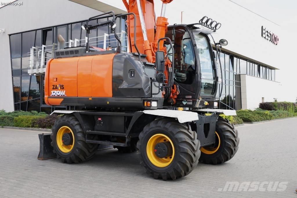 Hitachi ZX 170 W-6 Kolesové rýpadlá