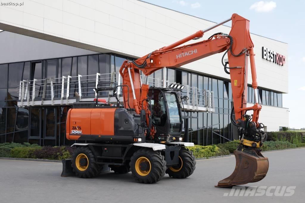 Hitachi ZX 170 W-6 Kolesové rýpadlá
