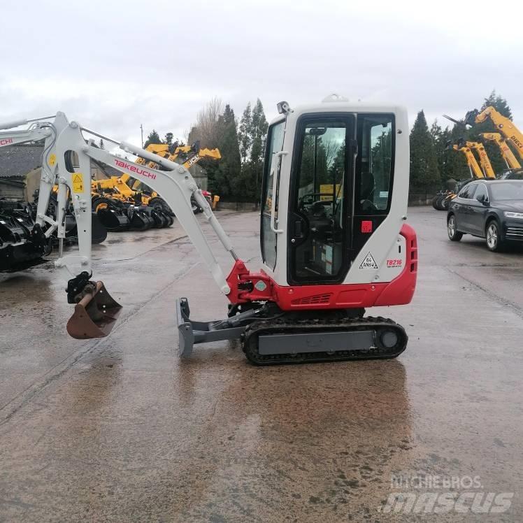 Takeuchi TB216 Mini rýpadlá < 7t
