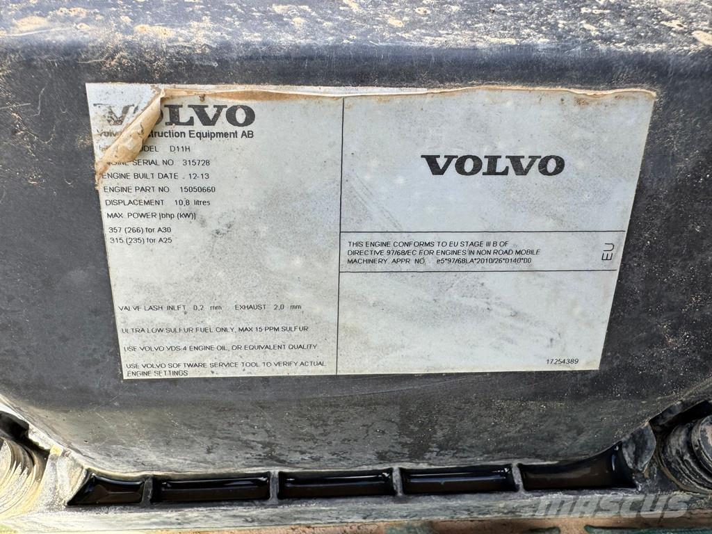 Volvo A30F Kĺbové nákladné autá
