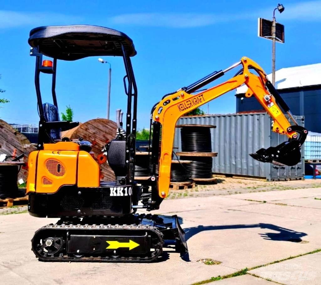 KELLER KRAFT KK10G Mini rýpadlá < 7t