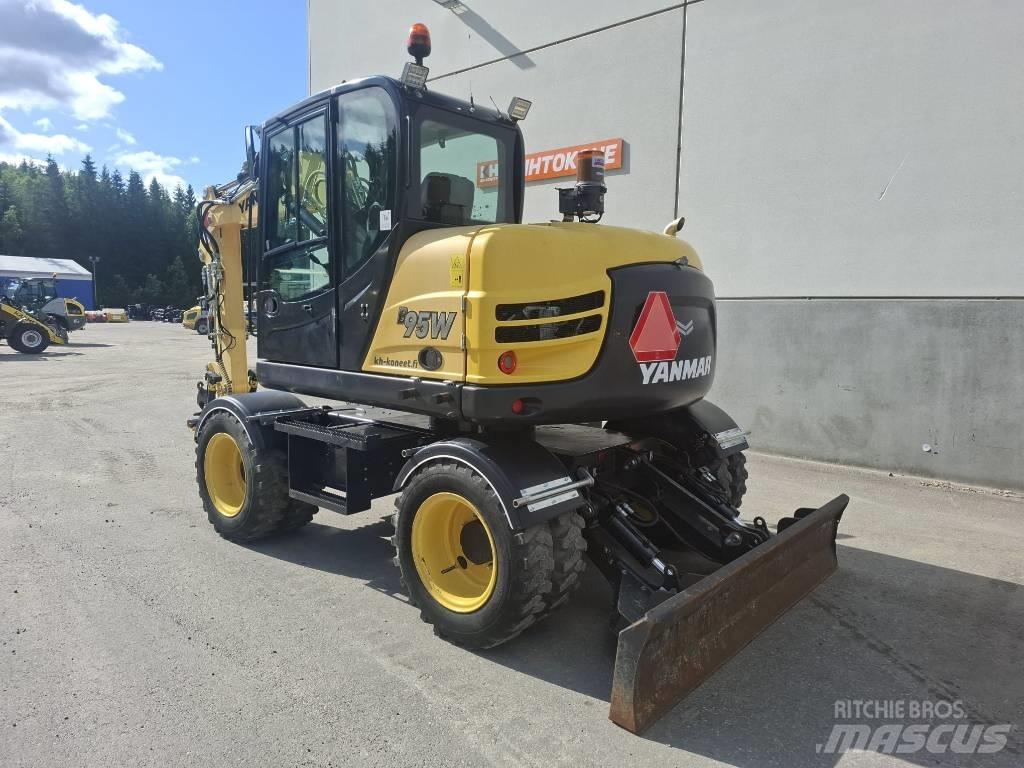 Yanmar B 95 W Kolesové rýpadlá