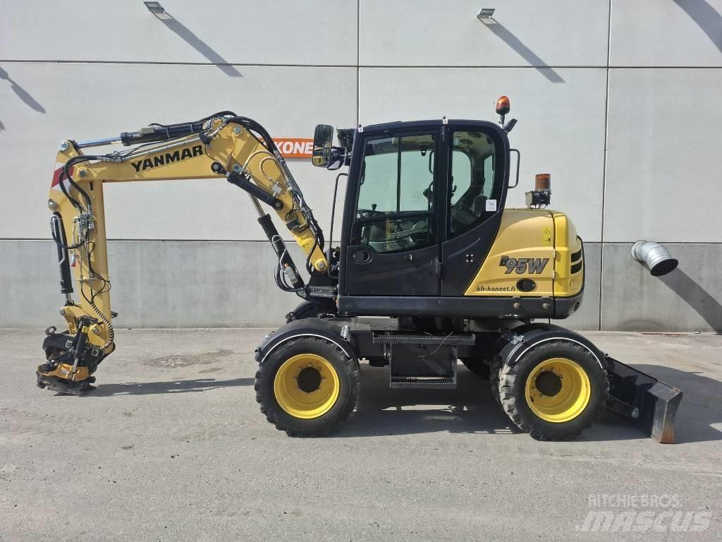 Yanmar B 95 W Kolesové rýpadlá