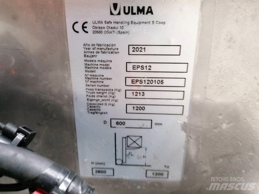 Ulma EPS12 Ručne vedené vysokozdvižné vozíky