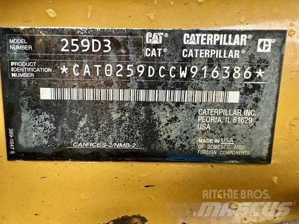 CAT 259D3 Šmykom riadené nakladače