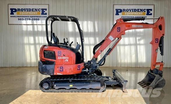 Kubota KX033-4 Mini rýpadlá < 7t