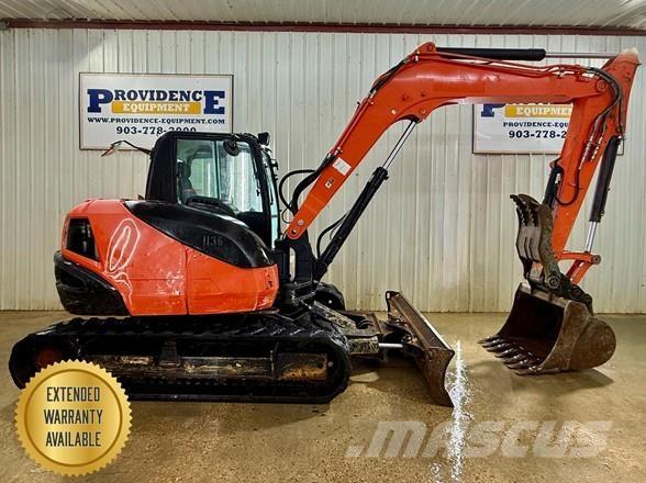 Kubota KX080-4 Pásové rýpadlá