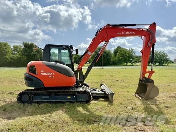 Kubota KX080-4 Pásové rýpadlá
