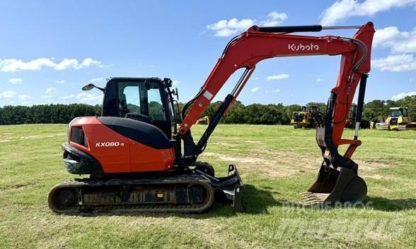 Kubota KX080-5 Pásové rýpadlá