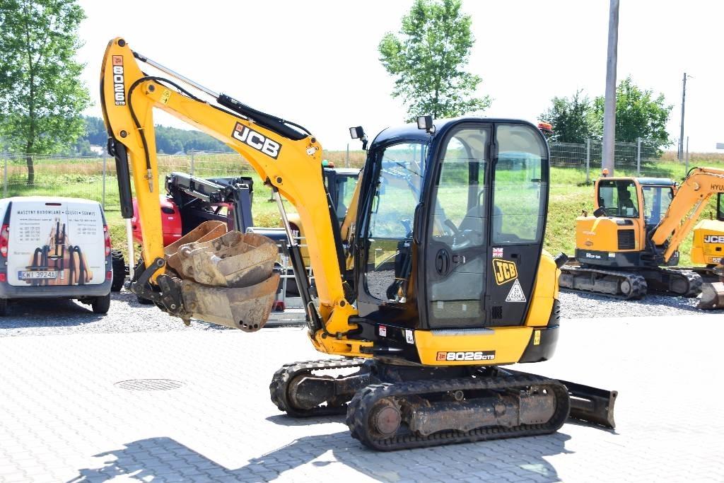 JCB 8026 CTS Mini rýpadlá < 7t