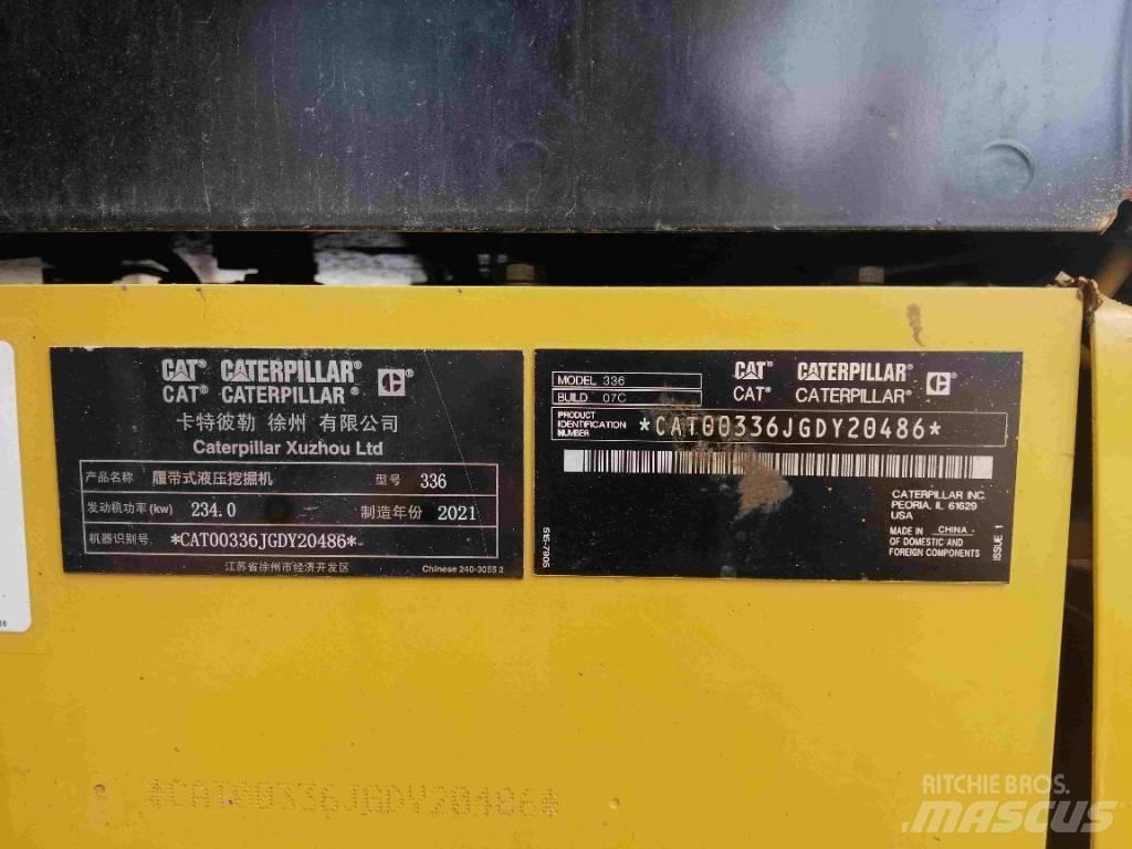 CAT 2020 CAT 336 Pásové rýpadlá