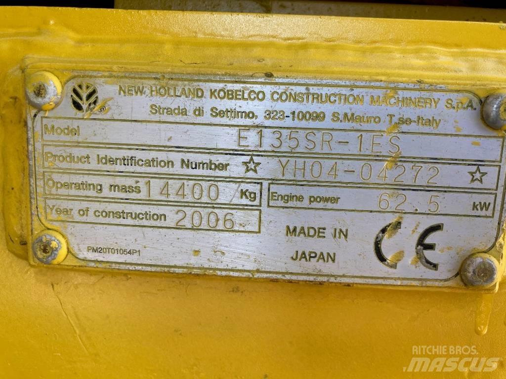 New Holland E 135 SR Midi rýpadlá 7 t - 12 t