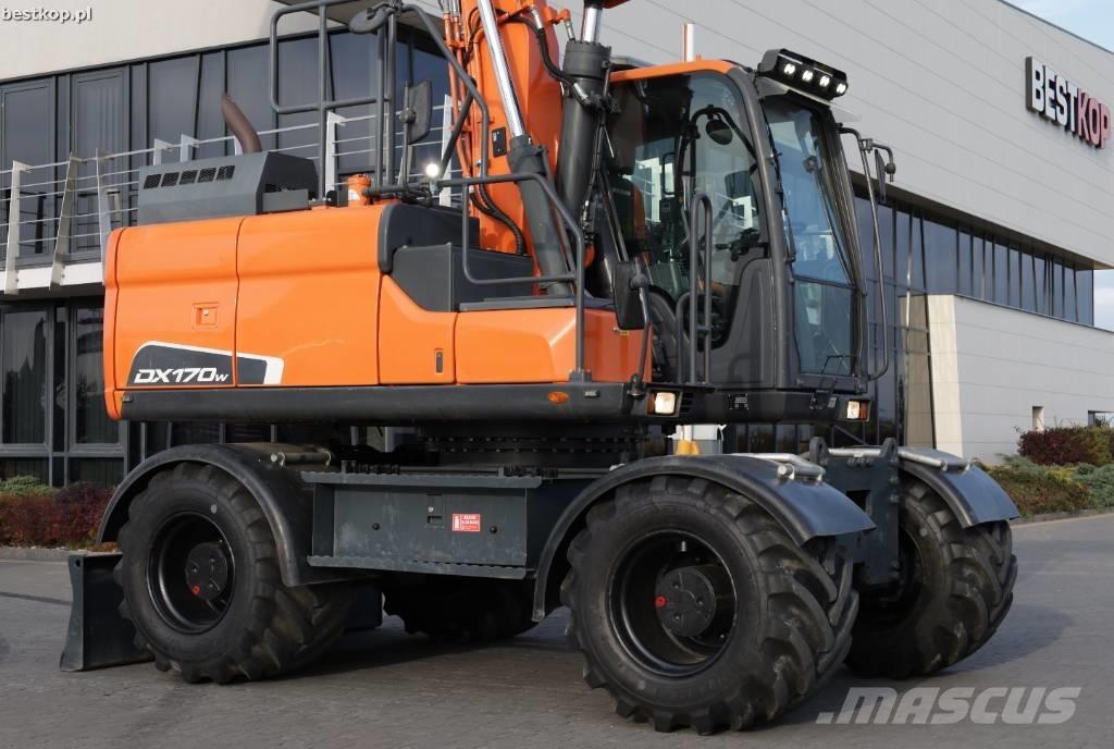 Doosan DX170W-5 Kolesové rýpadlá