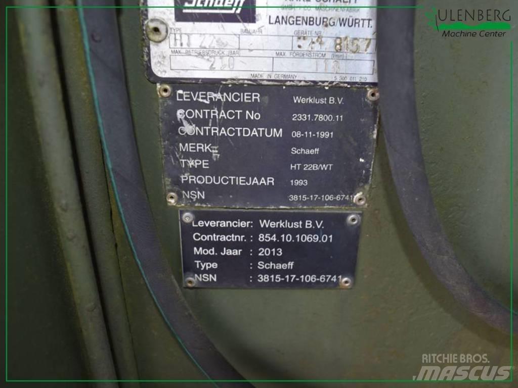 Schaeff HT22B/WT Špeciálne bagre