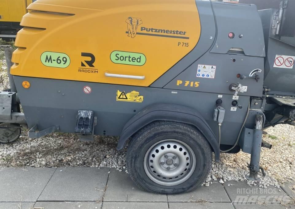 Putzmeister P 715 TD Nákladné autá s čerpadlami betónu