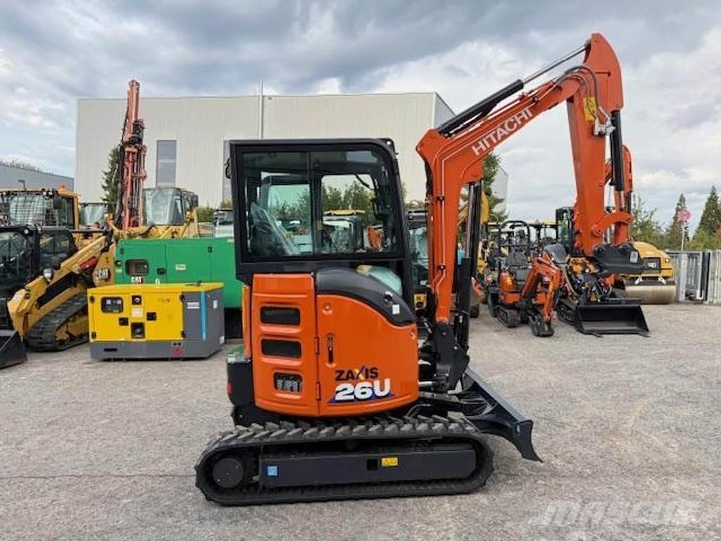 Hitachi ZX26 U-6 Mini rýpadlá < 7t
