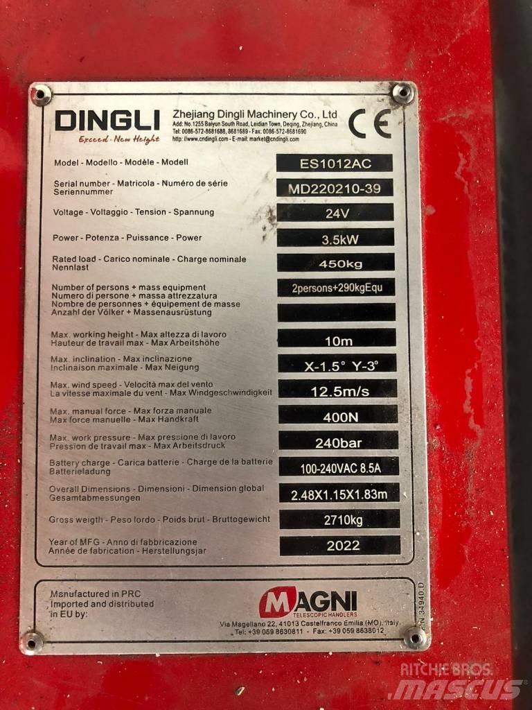 Magni ES 1012 AC Nožnicové zdvíhacie plošiny
