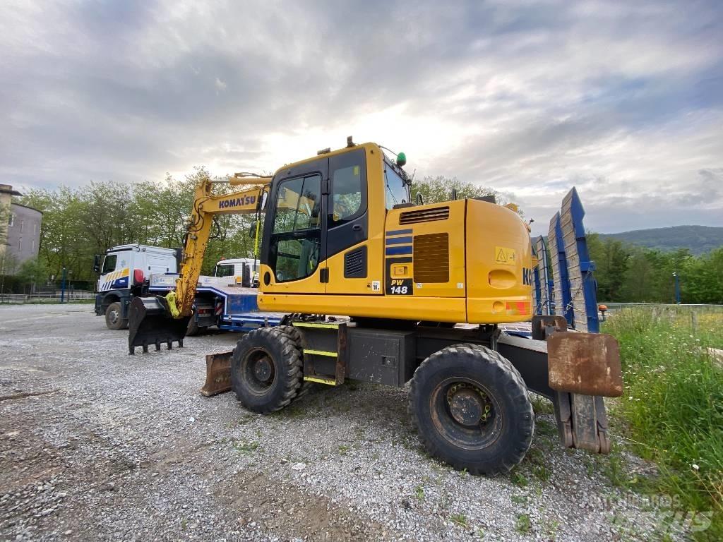 Komatsu PW 148 Kolesové rýpadlá