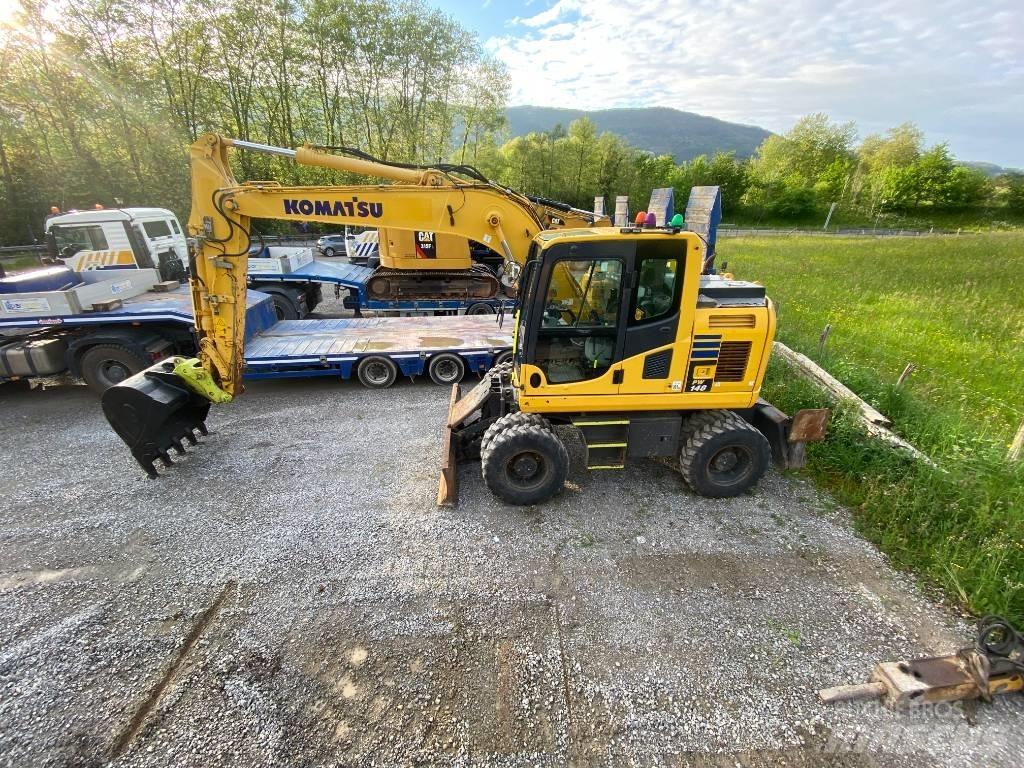Komatsu PW 148 Kolesové rýpadlá