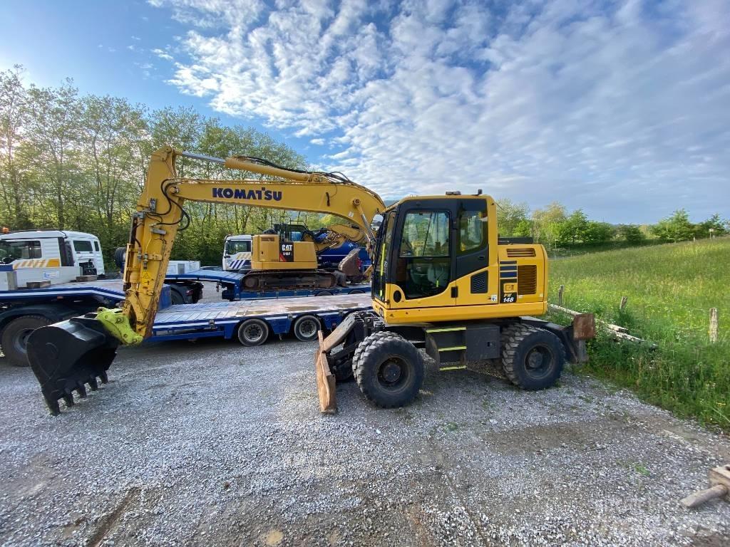 Komatsu PW 148 Kolesové rýpadlá
