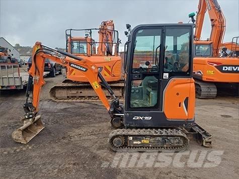 Doosan DX 19 Mini rýpadlá < 7t