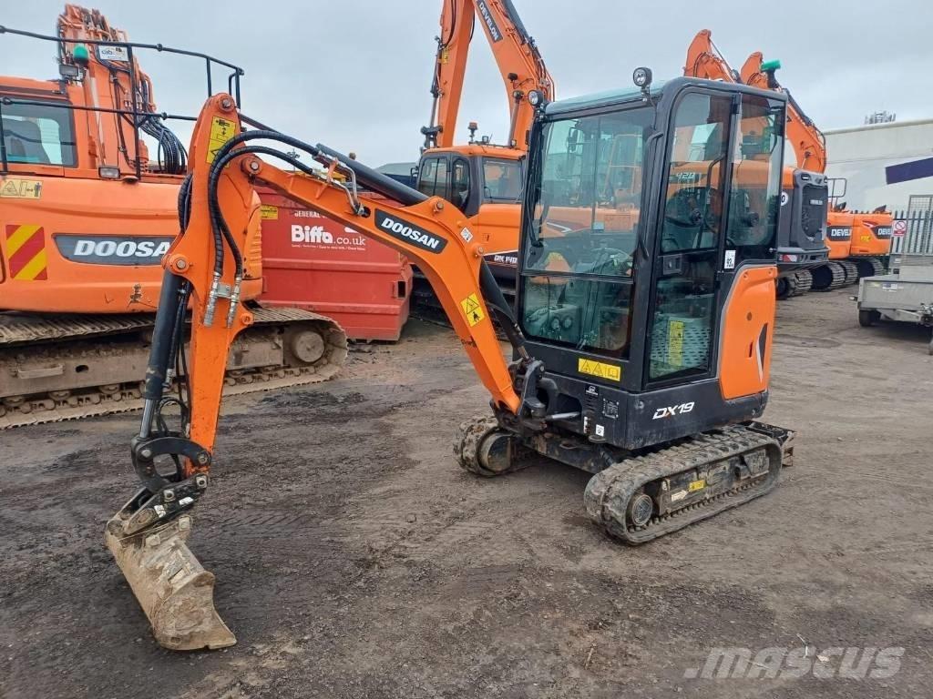 Doosan DX 19 Mini rýpadlá < 7t