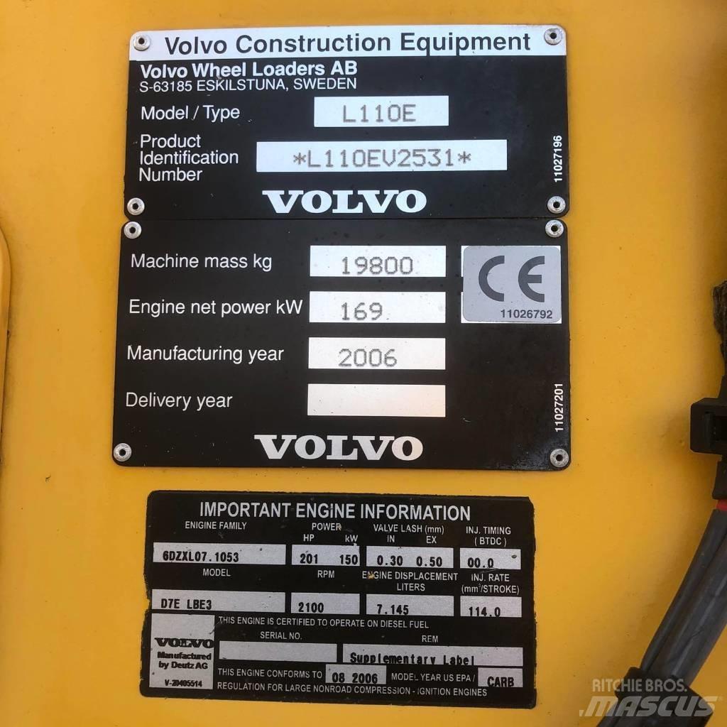 Volvo L 110 E Kolesové nakladače