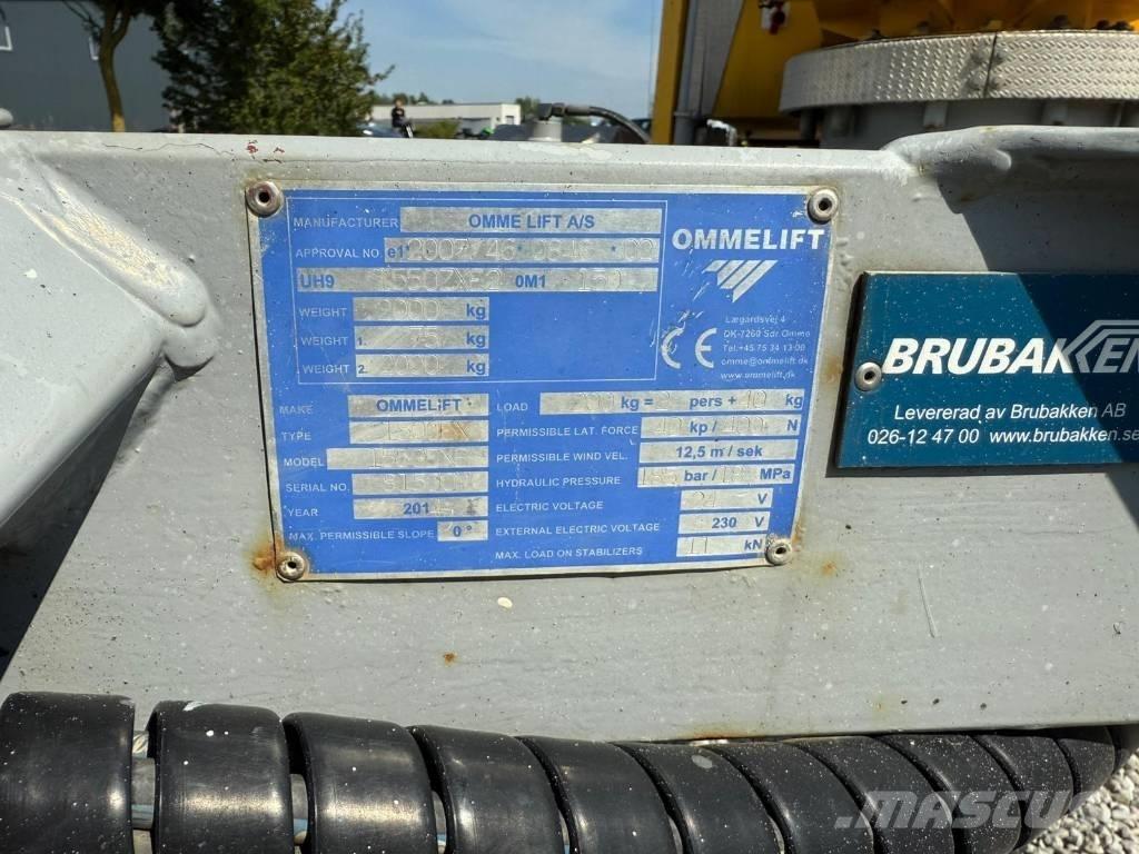 Omme 1550EXB Prívesové plošiny