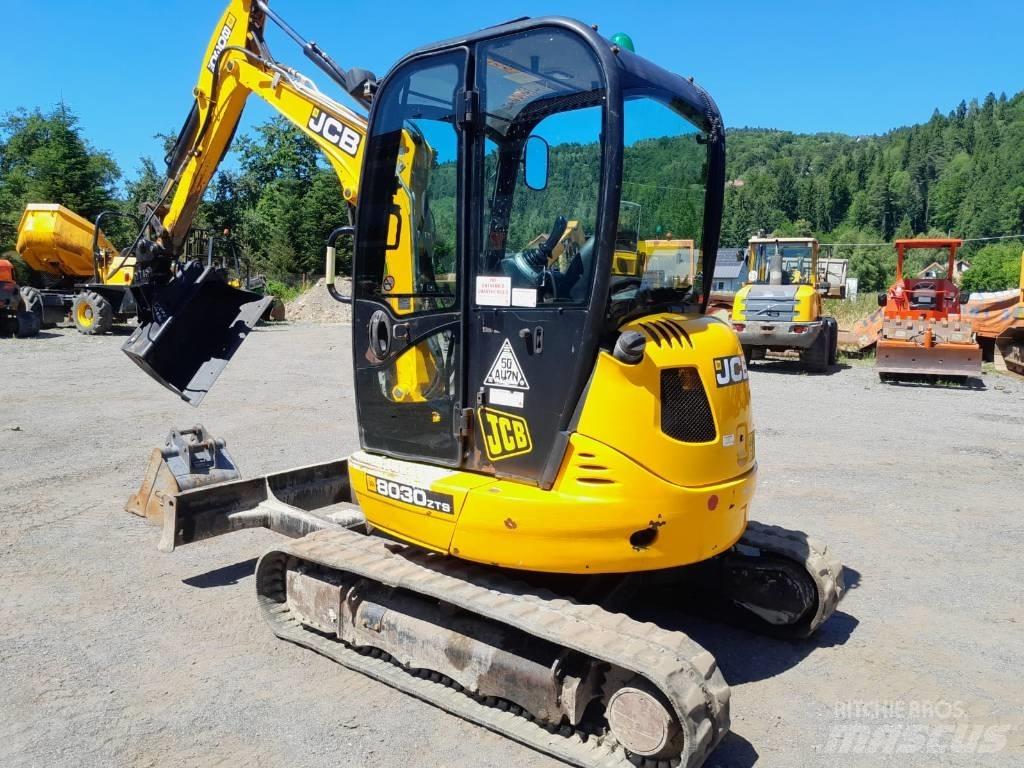 JCB 8018 i 8030 ZTS Mini rýpadlá < 7t