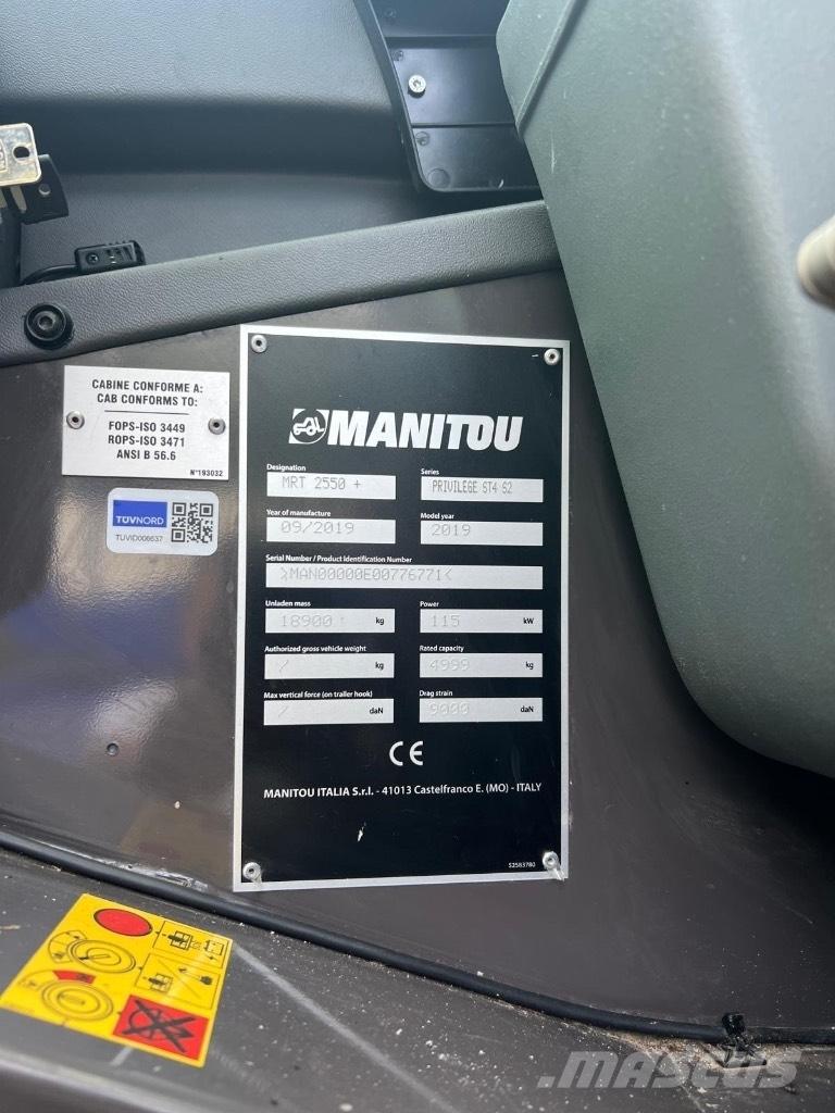 Manitou MRT 2550 Teleskopické manipulátory