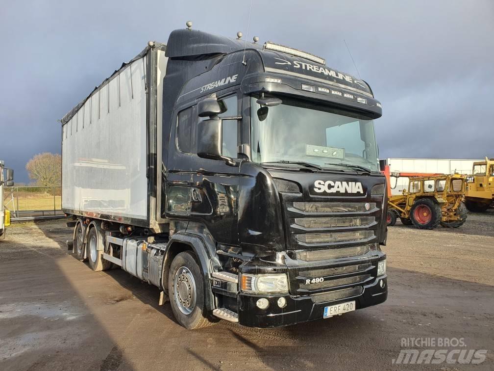 Scania R 490 Vozne na drevnú štiepku