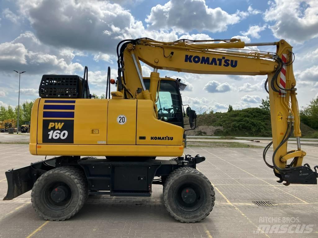 Komatsu PW 160-11 E0 Kolesové rýpadlá