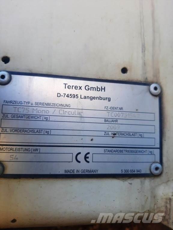 Terex TC75 Mini rýpadlá < 7t