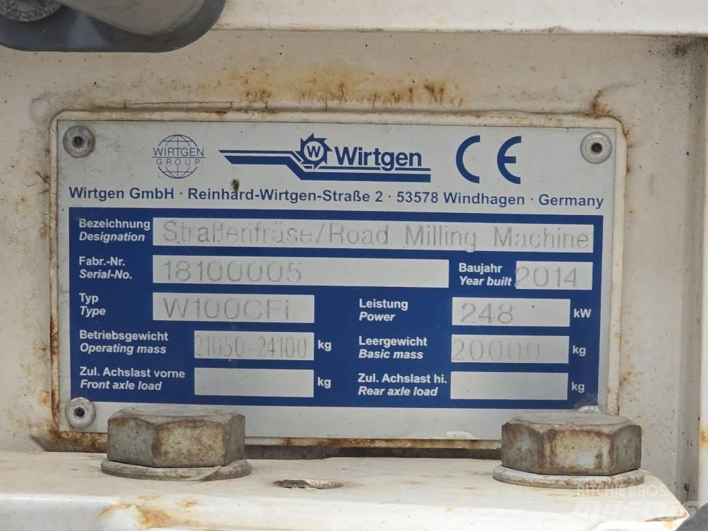 Wirtgen W 100 CFI Recykléry za studena