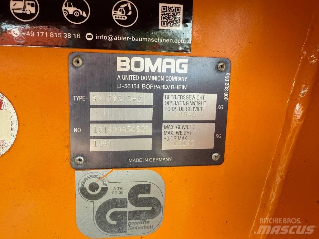 Bomag BW 213 D-2 Ťahačové valce