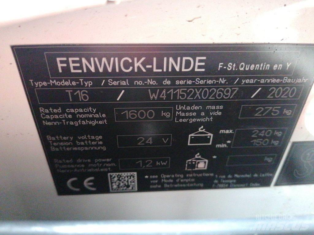 Linde T16 Nízkozdvižný vozík