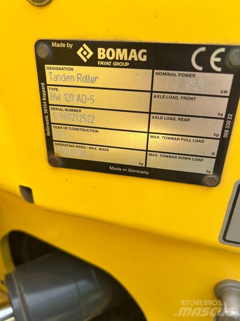 Bomag BW 120 AD-5 Tandemové valce