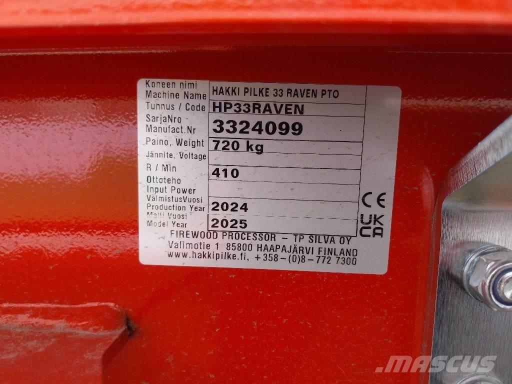 Hakki Pilke Raven 33 Sekačky a rezačky dreva