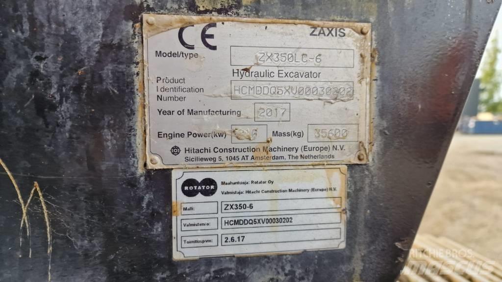 Hitachi ZX 350 LC-6 Pásové rýpadlá