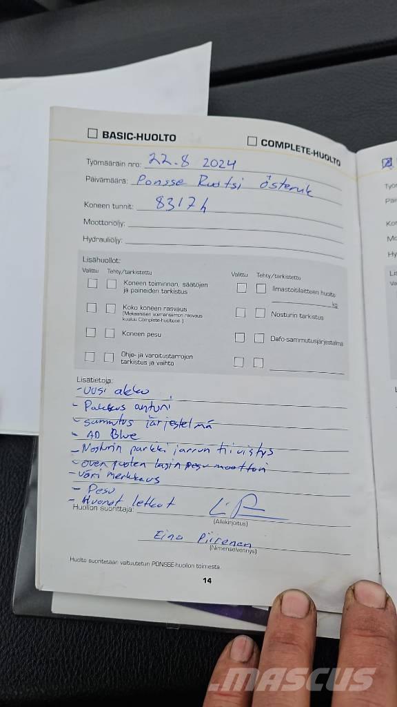 Ponsse ERGO 8W Harvestory