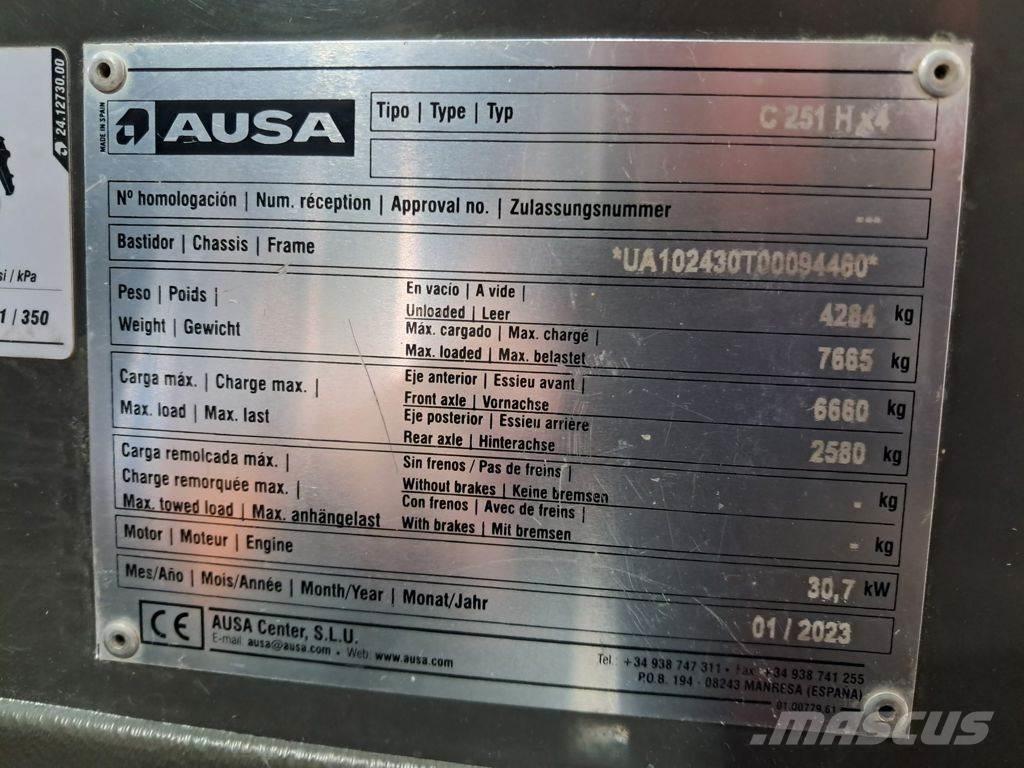 Ausa C251 HX4 Terénne vysokozdvižné vozíky