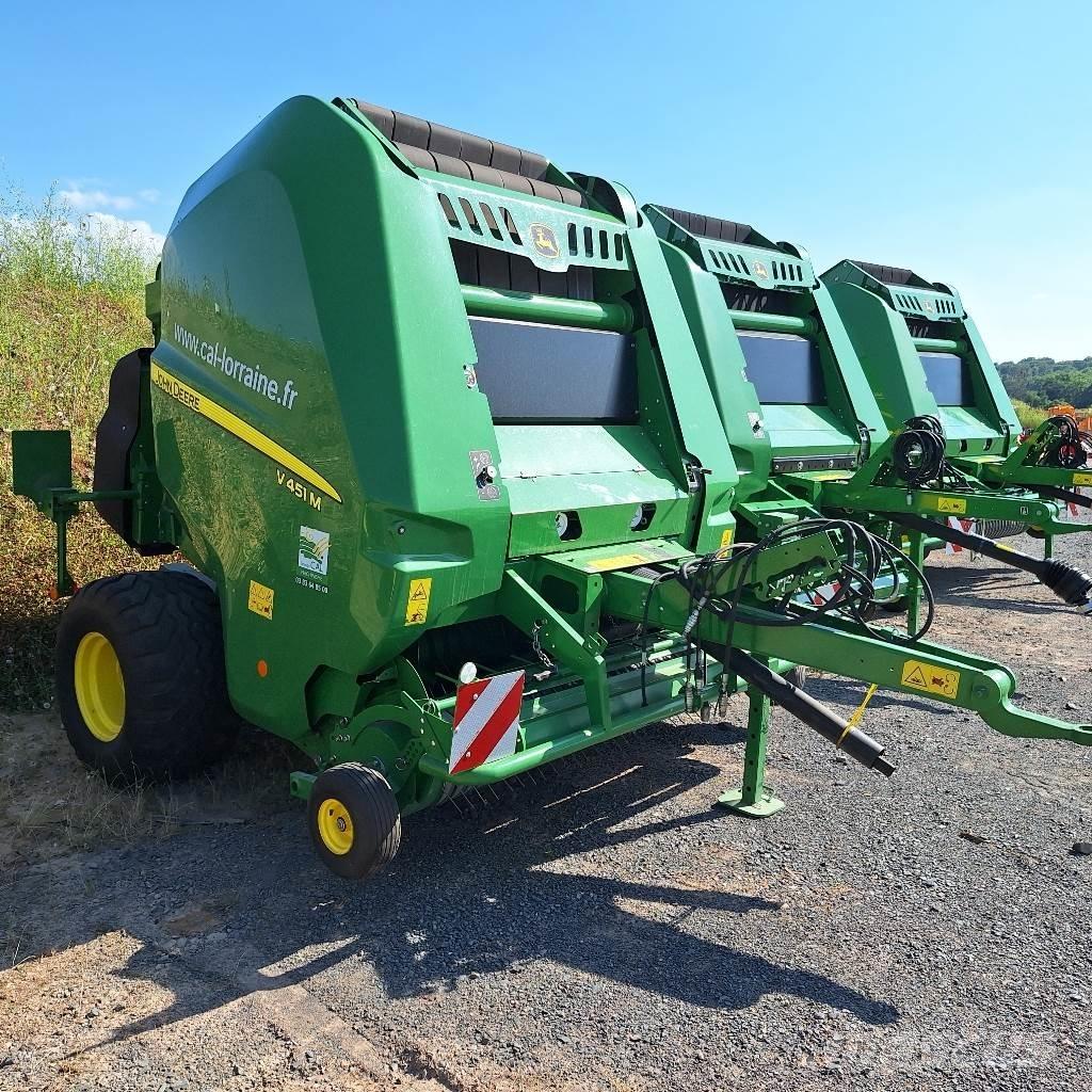John Deere V 451 M Lisy na okrúhle balíky