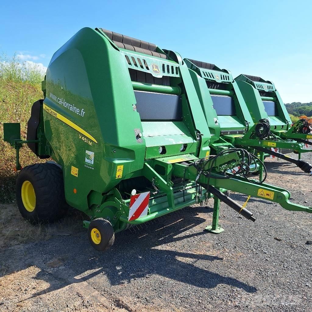 John Deere V 451 M Lisy na okrúhle balíky