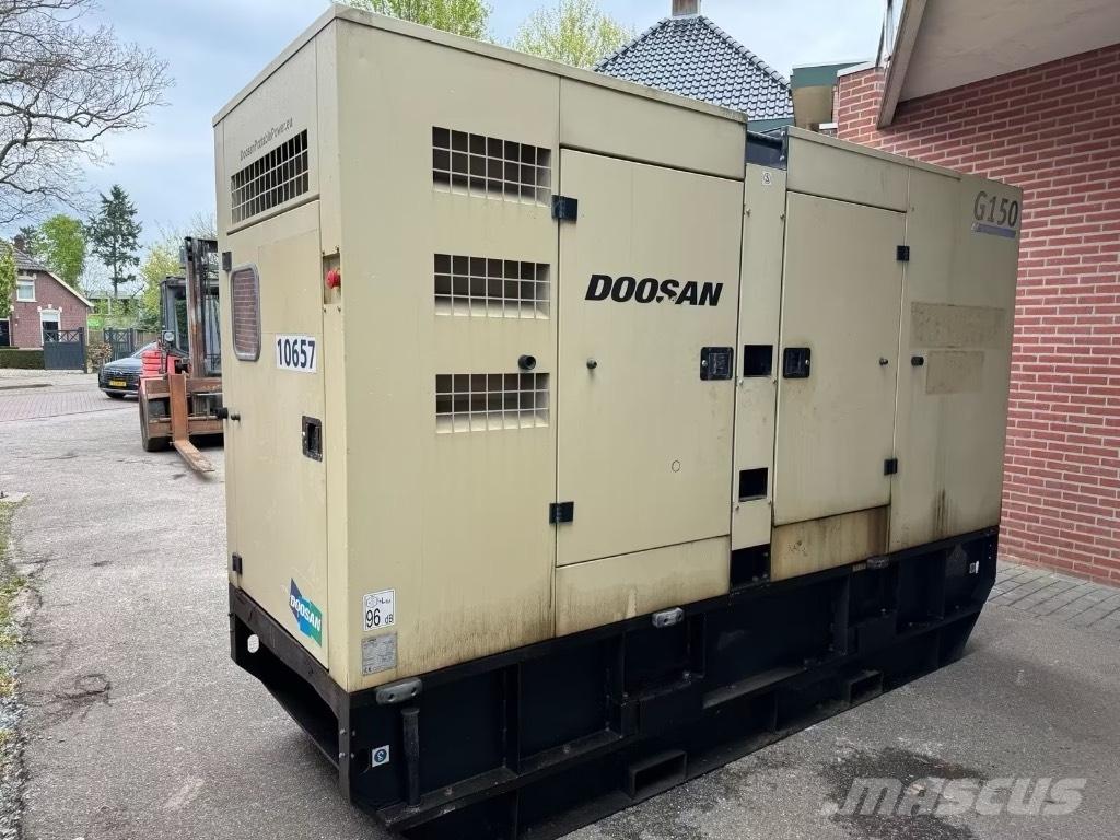Doosan 150 KVA Naftové generátory